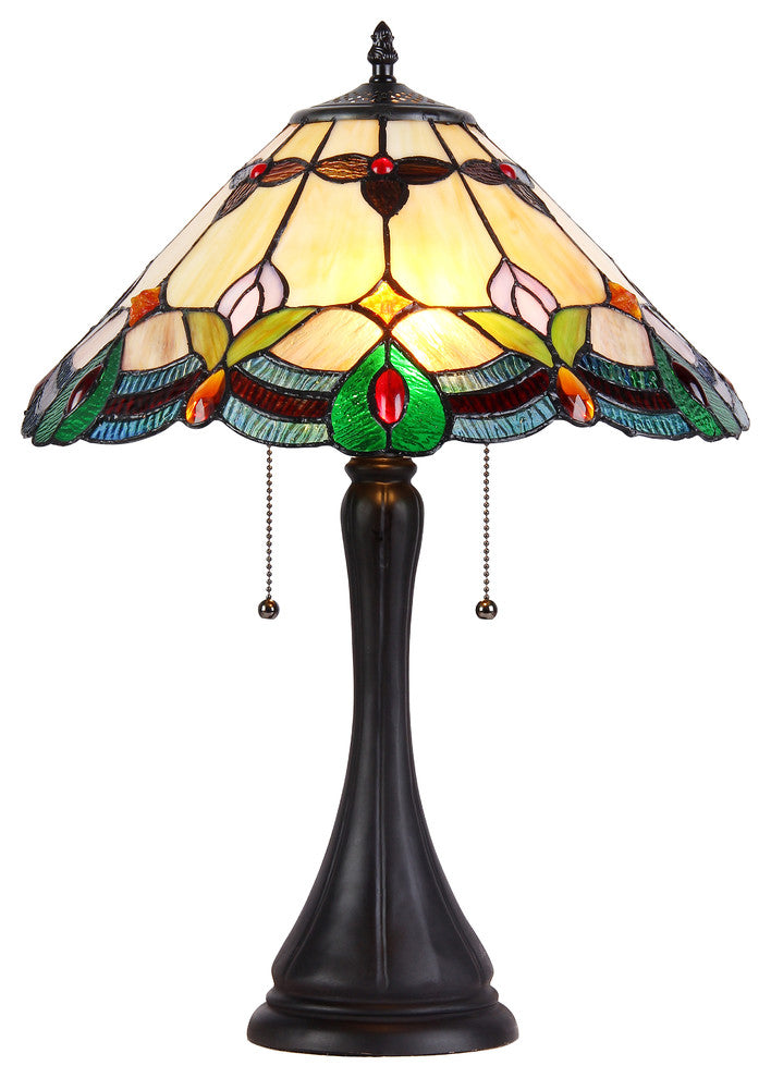 Jorgie  2-Light Table Lamp 16" Shade