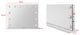 Inspired Home Abdirahman Mirror, LED Bulbs, Color Modes, 20.4Lx4.7Wx16.7H