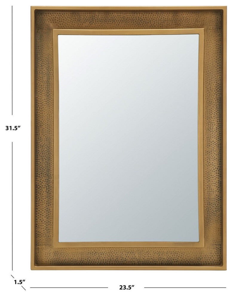 Safavieh Lavanya Mirror Antique Brass