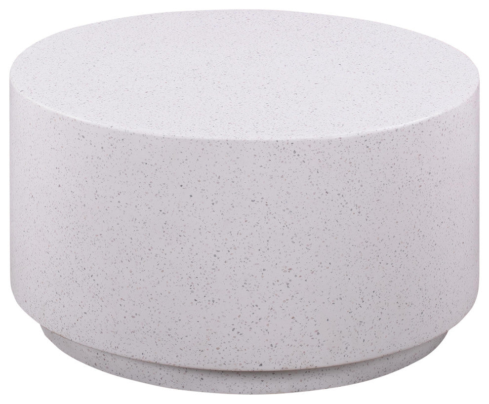 Terrazzo Light Speckled Coffee Table - Grey