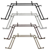 5/8" Blackout Double Bay Curtain Rod - Cocoa
