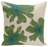 Polyester Outdoor Pillow, Floral