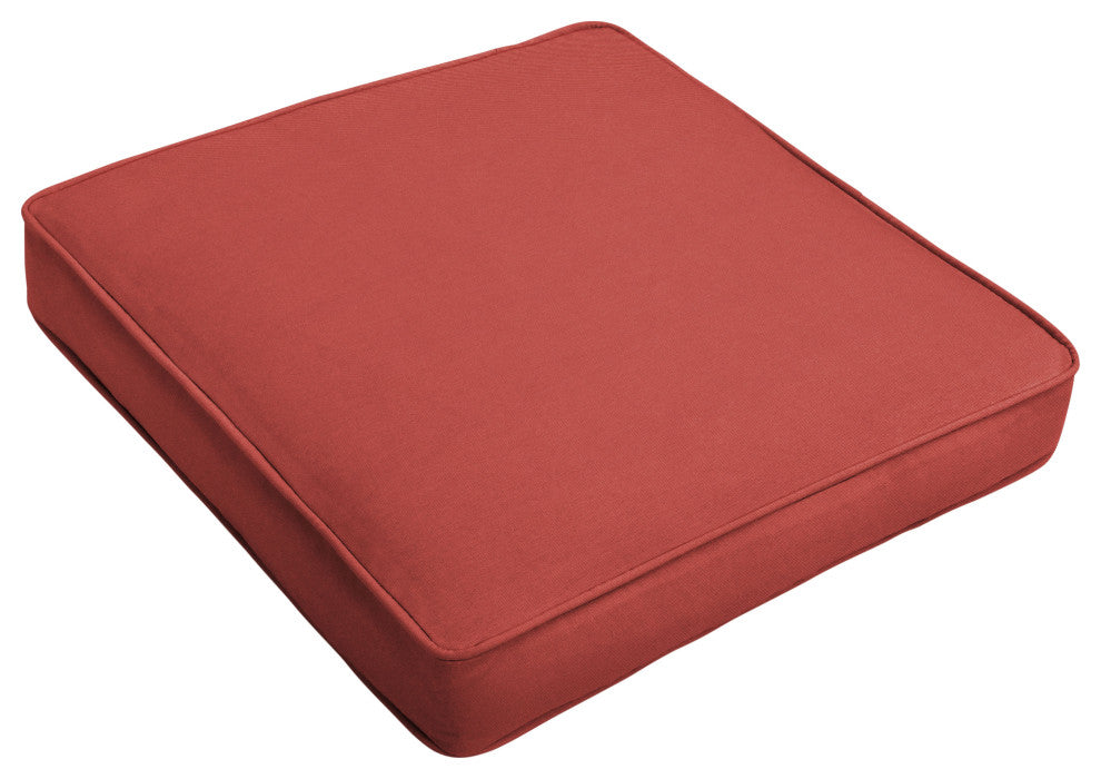 Sorra Home Sunbrella Outdoor Corded Chair Cushion 19"Wx16"Dx2"H