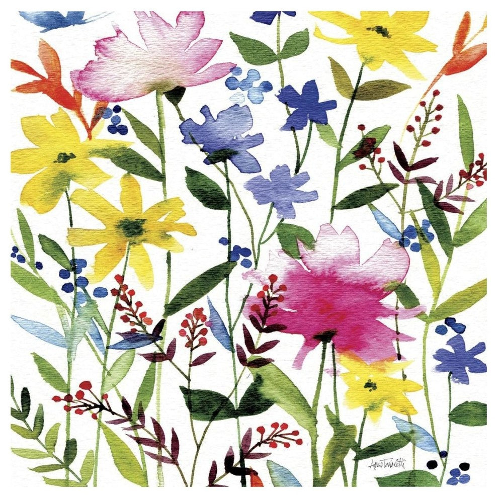 "Annes Flowers Crop II" Digital Paper Print by Anne Tavoletti, 20"x20"
