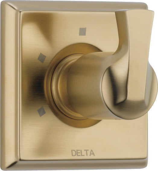 Delta Dryden 3-Setting 2-Port Diverter Trim, Champagne Bronze, T11851-CZ