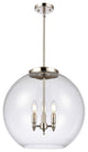 INNOVATIONS 221-3S-PN-G122-18-LED 3-Light Pendant Polished Nickel