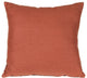 Pillow Decor - Tuscany Linen 18 x 18 Throw Pillows, Sienna