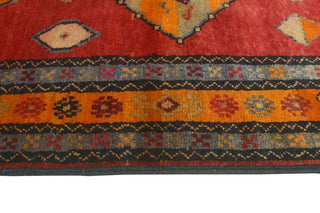 Fine Vintage Distressed Jamile Red/Orange Rug, 3'9x7'0
