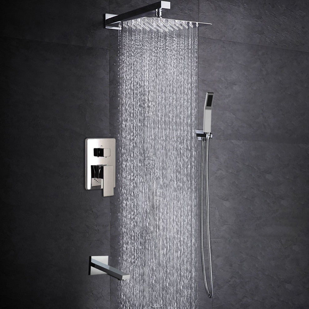 Fontana Perlude Stainless Steel Chrome Shower Set