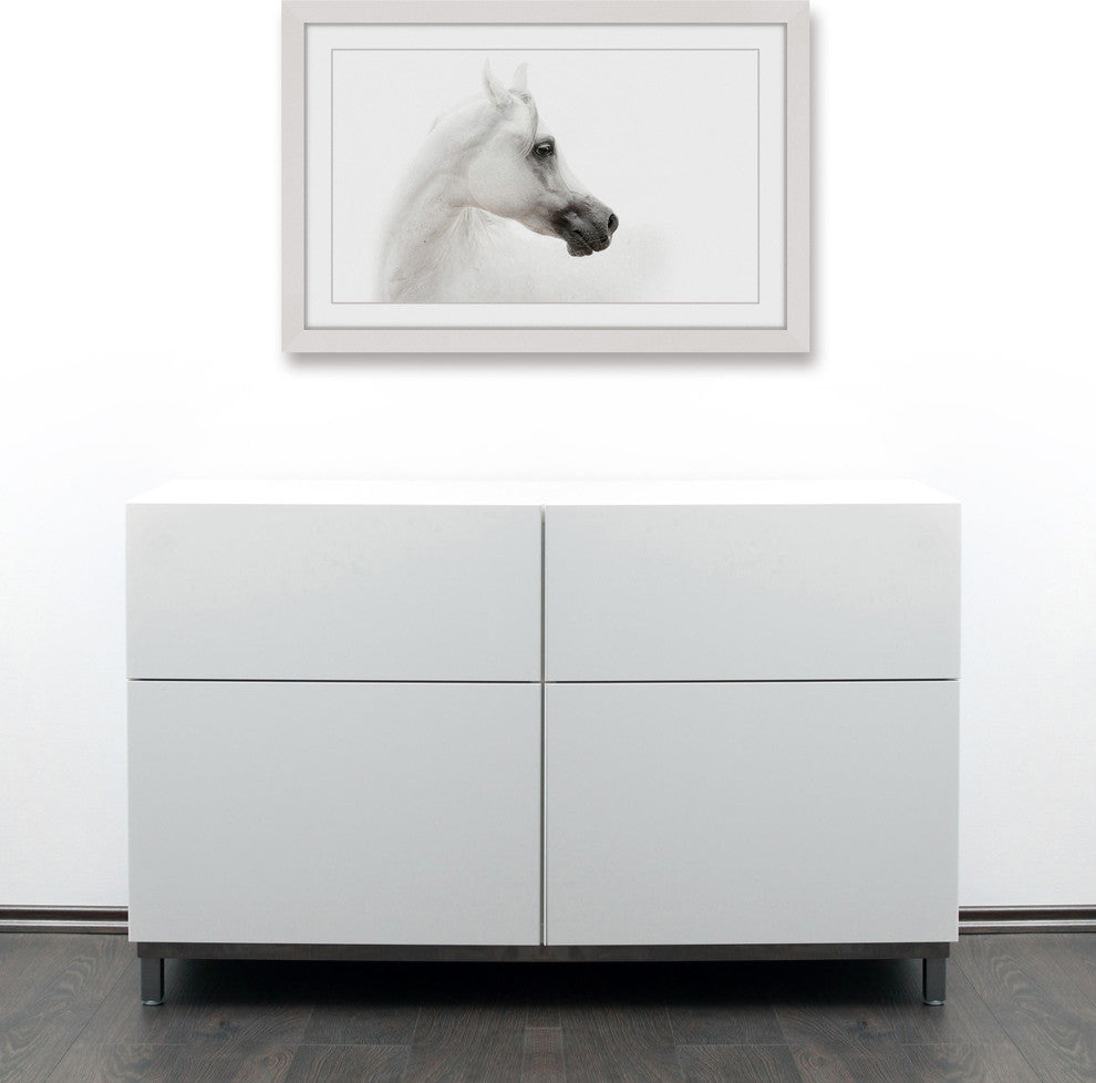 "White Beauty" Framed Paper Print, 30x20 cm