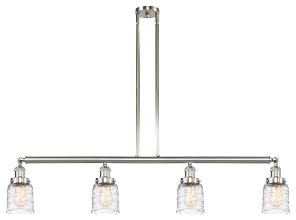 INNOVATIONS 214-SN-G513 4-Light Island Light Brushed Satin Nickel