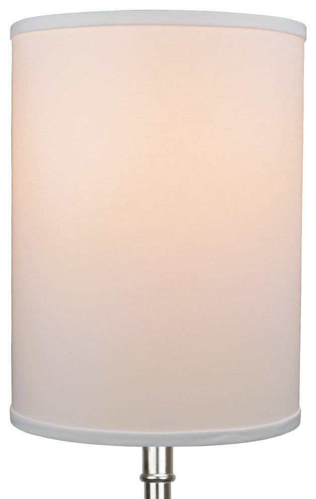 FenchelShades Drum Lampshade 11"x11"x15", Linen White