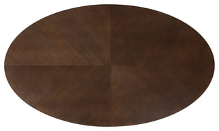 Safavieh Couture Hawkins Wood Oval Dining Table, Walnut