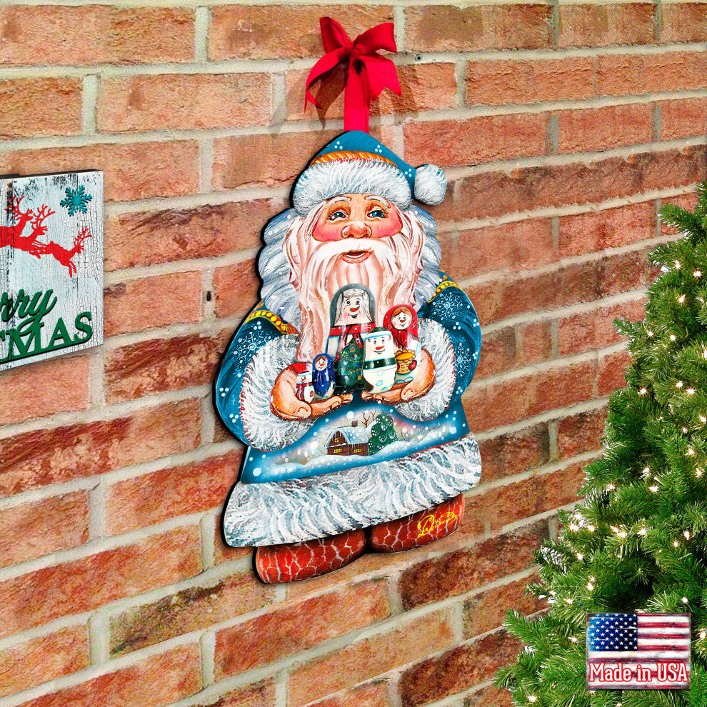 Matreshkas Santa Door Hanger