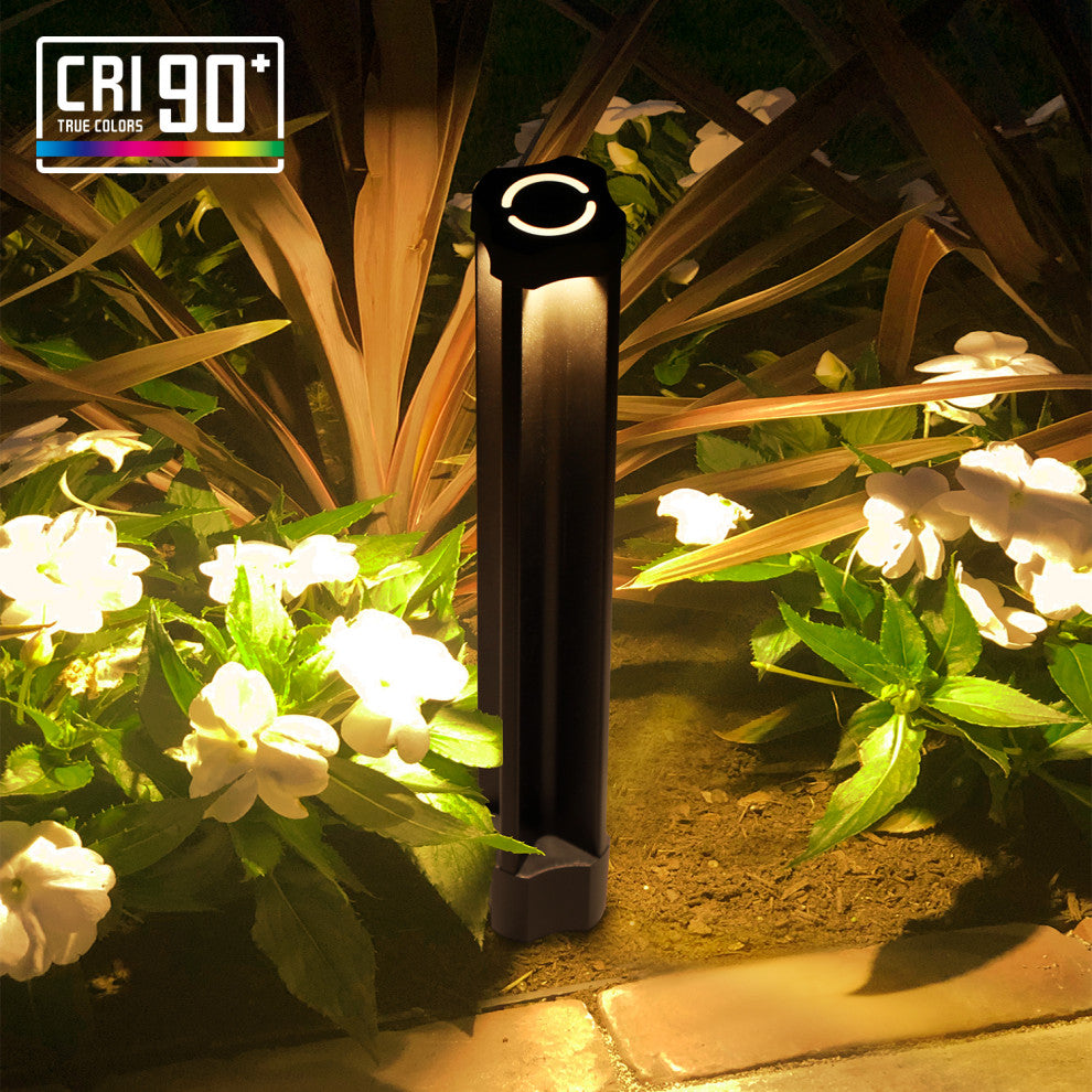 LEONLITE 12-Pack 4W 12V Low Voltage LED Landscape Pathway Lights