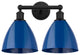 Innovations 616-2W-BK-MBD-75-BL 2 Light Bath Vanity Light, Matte Black