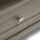 Warm Shaker SOLID WOOD Coffee Table, Distressed Gray