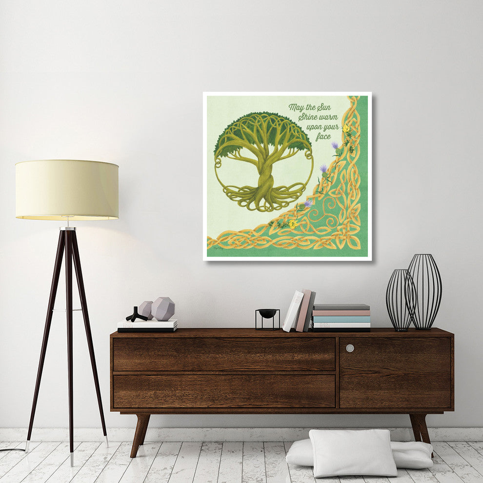 "Celtic Charm IV" Digital Paper Print by Elyse DeNeige, 42"x42"