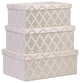 Storage Boxes set of 3, Galliana