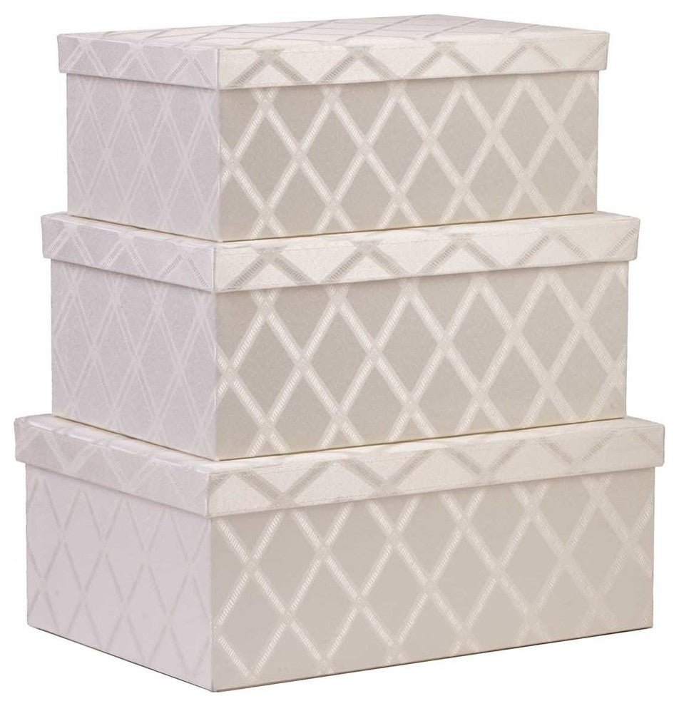 Storage Boxes set of 3, Galliana