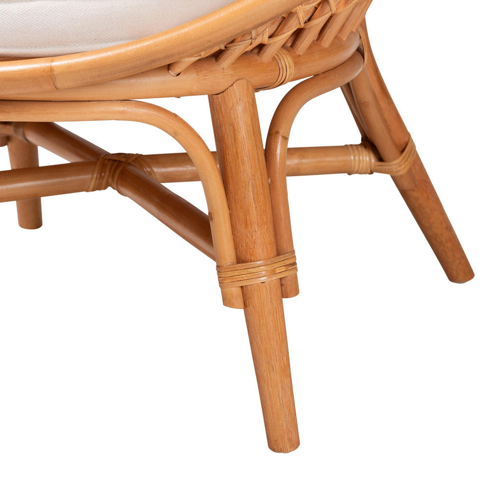 Abby Natural Rattan Accent Chair