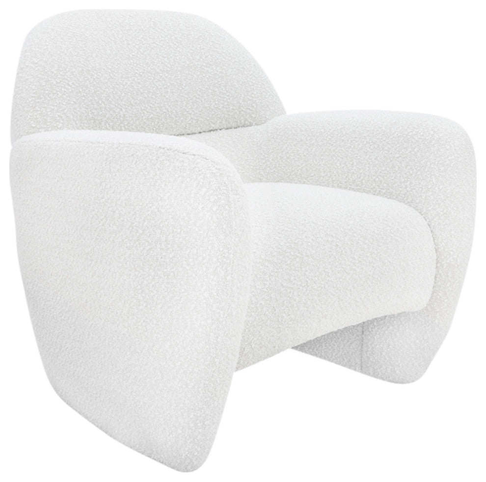 Club Accent Arm Chair, Ivory