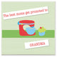 "Promoted to Grandma Vintage Mixer", 12"x12", Wall Plaque Art