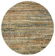 Oriental Weavers Atlas Collection Gold/ Green Abstract Indoor Area Rug 7'10" RND