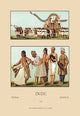 A Variety of Indian Ceremonial Garb #4 - Fine Art Giclee Print 24" x 36"