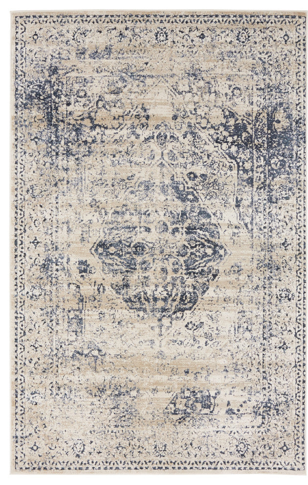 Unique Loom Dark Blue Chateau Hoover 4' 0 x 6' 0 Area Rug