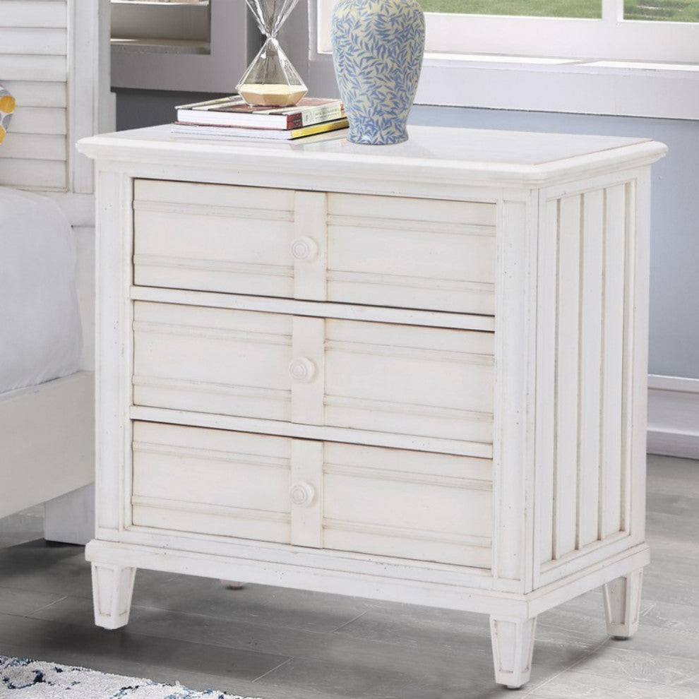 Cane Bay 3-Drawer Nightstand