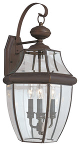 Generation Lighting Lighting 3-Light Outdoor Lantern, Bronze