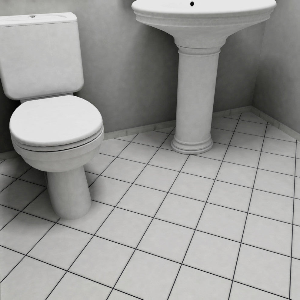 Revival Ceramic Floor and Wall Tile, White