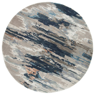 Jaipur Living Ryenn Handmade Blue/Pink Rug, 6'x6' Round