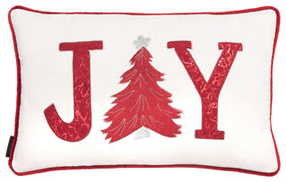 Safavieh Joy Tree Pillow Cream 20" X 12"