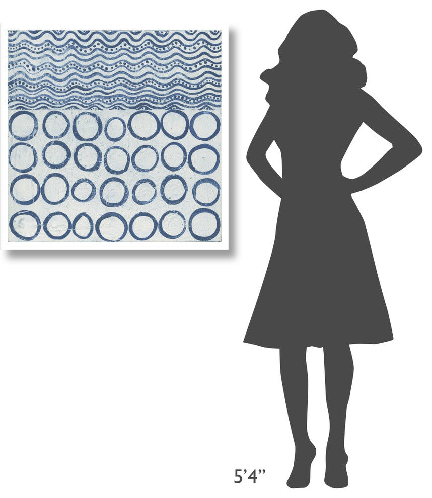 "Maki Tile XI" Digital Paper Print by Kathrine Lovell, 32"x32"