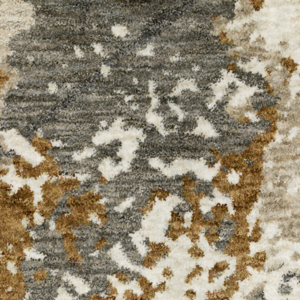 Harlan Modern Transcendent Polyester Area Rug 6'7" x 9'6"