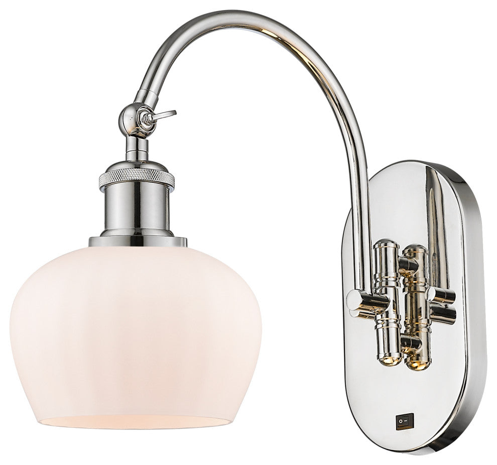 Innovations 518-1W-PN-G91-LED 1-Light Sconce, Polished Nickel