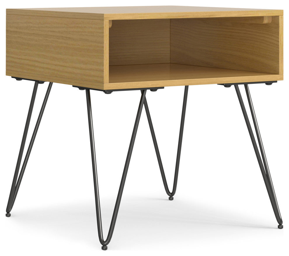 Hunter End Table, Oak Veneer