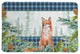 Laural Home Woodland Christmas Fox Memory Foam Rug