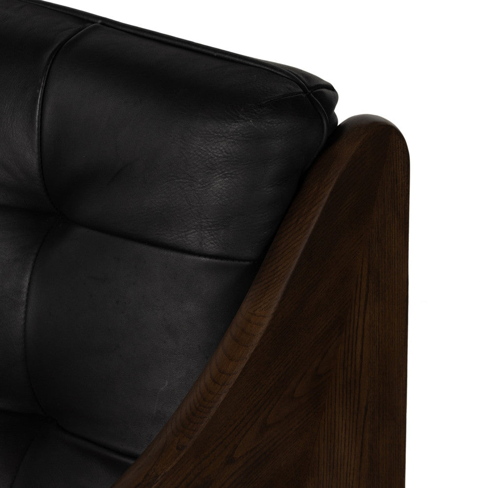 Halston Dining Armchair Heirloom Black, Terra Brown Ash