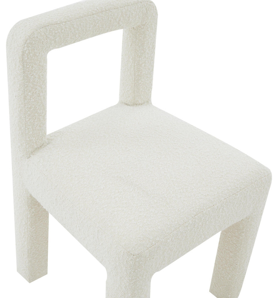 Hazel Cream Boucle Dining Chair