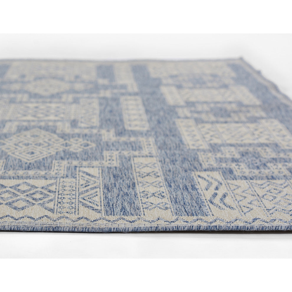 Momeni Hampton HAM10 Rug, Blue, 6'6"x9'