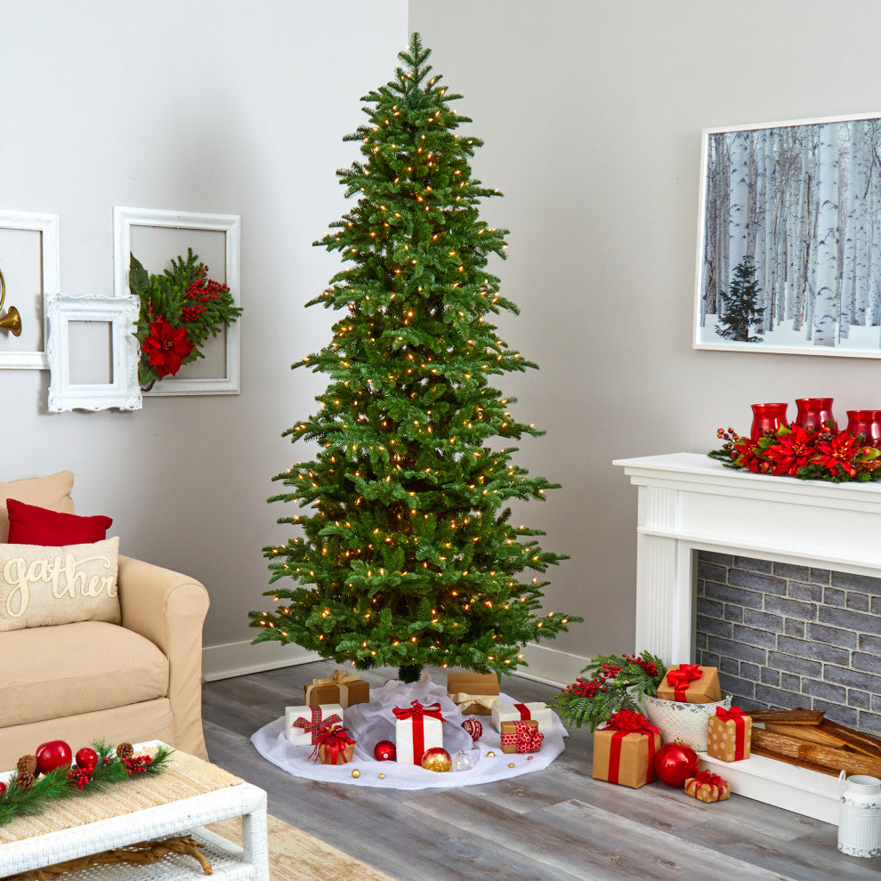 Nearly Natural 8ï¿½ South Carolina Fir Artificial Christmas Tree/ 650 Clear Lights