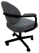 M-70 Caster Swivel Tilt Kitchen Chair with Wheels, Outlier Charcoal - Black