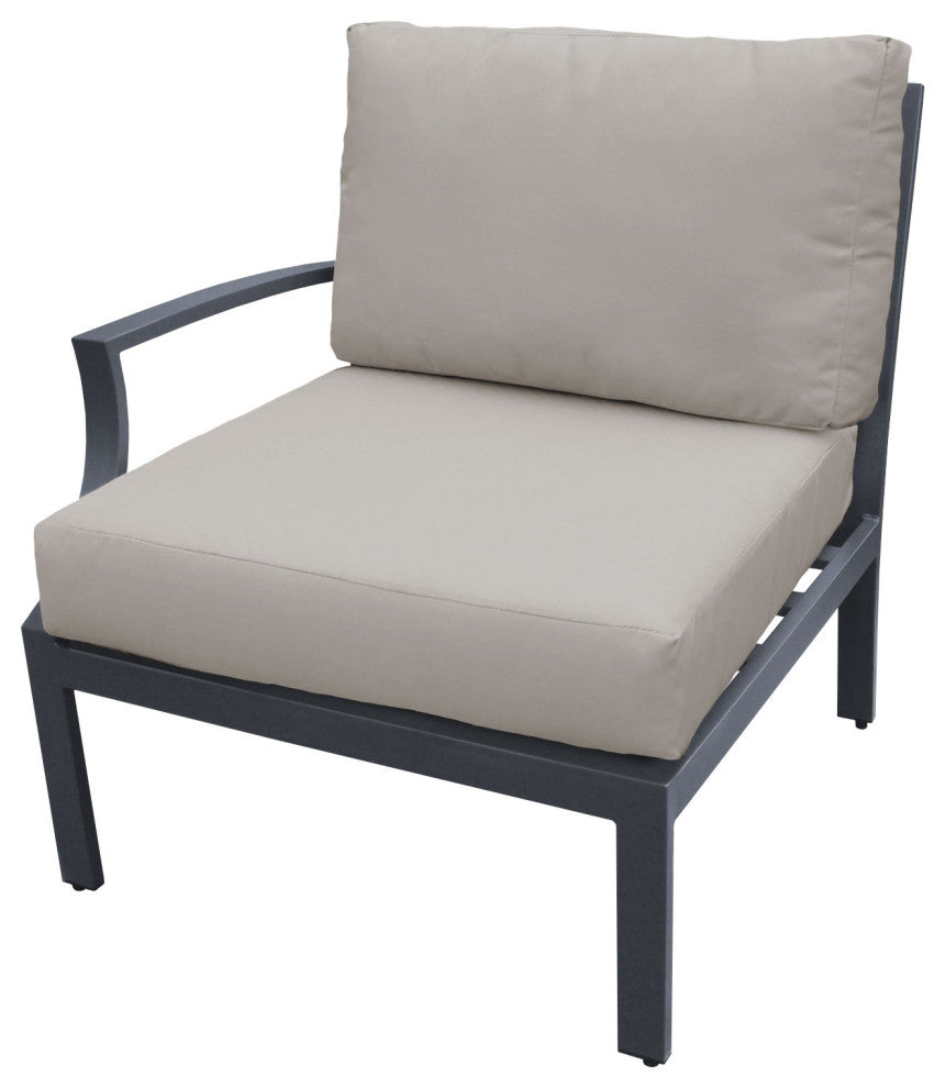 Lexington 8 Piece Outdoor Aluminum Patio Furniture Set 08a Beige
