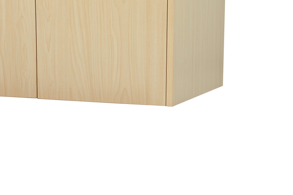 Phoebe Single Bathroom Vanity, Maple, 40", Without Backsplash