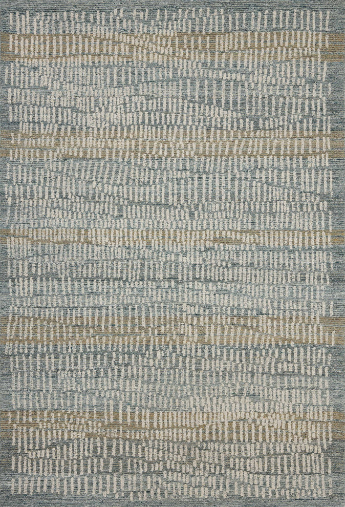 Loloi Elias Ocean / Oatmeal 2'-3" x 3'-9" Accent Rug