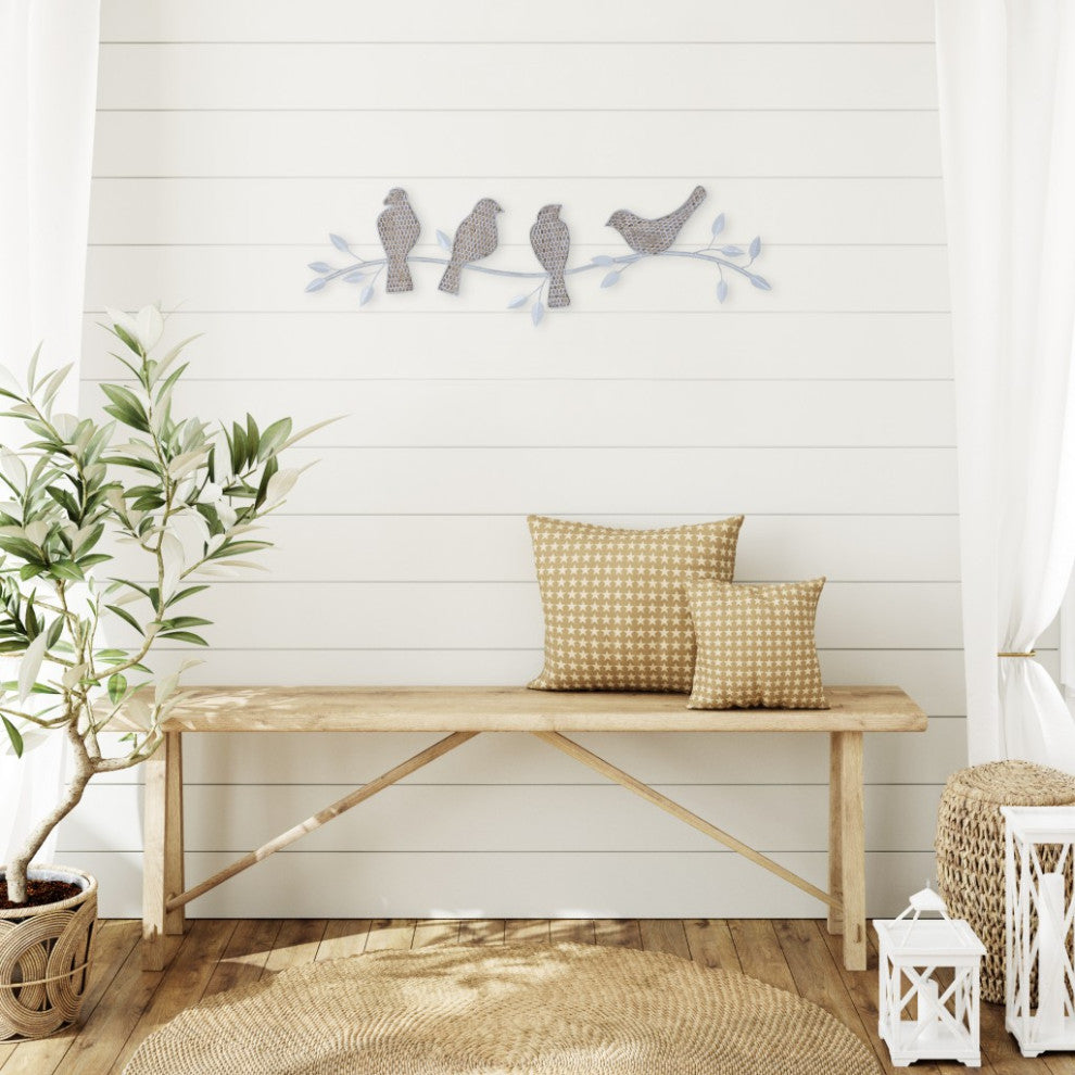 Birds Sitting on a Branch Wall D"cor