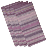 Raya De Agua, Stripe Print Napkin, Set of 4, Lavender